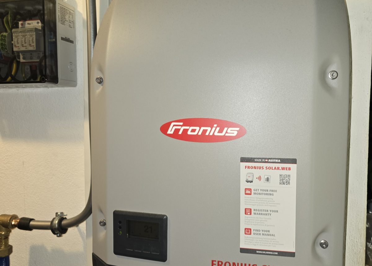 PV-Installation Baustelle