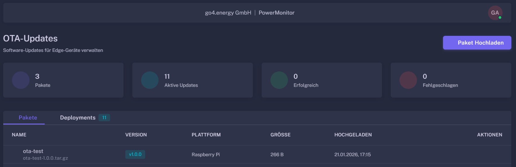 OTA-Updates für Edge Devices